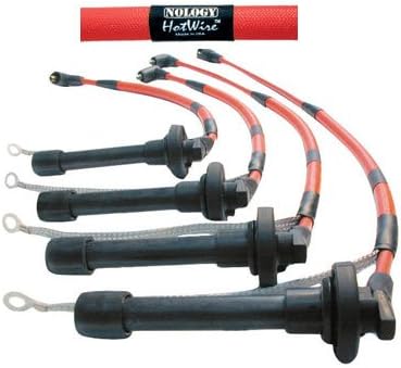 Mitsubishi 95-99 Eclipse (2.0L Non Turbo 4Cyl) Nology HotWires Ignition Spark Plug Wires (Red Color Only)