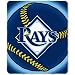 Tampa Bay Rays fleece blanket throw NEW