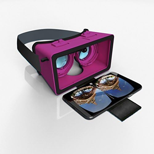 Virtual Reality Headset for SmartPhones (Purple) by SmartTheater