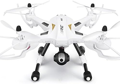Greatchipchina JJRC H26 Aerial Version RC Quadcopter with 3MP Wide-Angle Camera 2.4GHz 4CH 6-axis Gyro Remote Control Drones Headless Mode One Key Return Function (White)