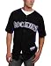 MLB Colorado Rockies Short Sleeve Authentic Button Front Cool Base Batting Practice Jersey Men's