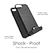 iPhone 7 Plus Case Cover - Noot Products Dual Layer Protective Case with Credit Card and ID Compartment and Kickstand - Black