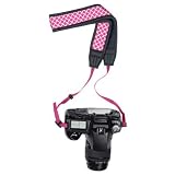 Macbeth Collection Soft Neoprene Camera Strap, Pink Ava (MB-NSSEPW)