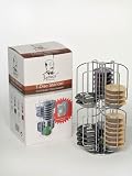 Produkt-Bild: Kapselst&auml;nder f&uuml;r 48 Tassimo Disc NEU verchrohmte Version + 2 Latte Machiato Gl&auml;ser cool touch 2 Edelstahl Designl&ouml;ffel verpackt im Geschenkkarton von James Premium&reg;