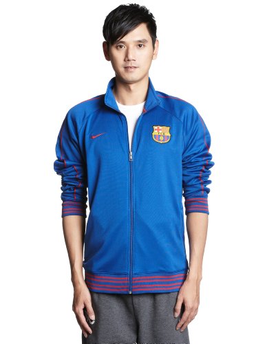 NIKE Herren Trainingsjacke FCB Core Trainer, stormblue/stormred/stormred, XL, 419898-486 Preisvergleich