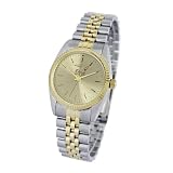 NFL Women's PT10042 New England Patriots All Pro Two-Tone Metal Watch