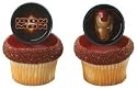 Iron Man Movie Rings Cupcake Toppers