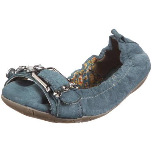 Hendrieke S1703-03 Damen Ballerinas Blau petrol 03 EU 39