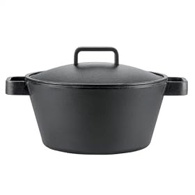 iittala Dahlstrom 5-Quart Covered Cast-Iron Casserole by iittala