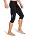 SKINS Men's A400 Compression 3/4 Tights, Black, Medium