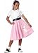 Child Poodle Skirt (2 Colors) Costume - Pink - Small