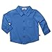 Zutano Little Baby Boys'' Primary Solid Long Sleeve Button Shirt