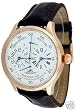 Adee Kaye Men's Dual Time Automatic Watch with Power Reserve Indicator and Fly Back Mechanism Model AK-5003-MRG7