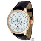 Adee Kaye Mens Dual Time Automatic Watch with Power Reserve Indicator and Fly Back Mechanism Model... by Adee Kaye