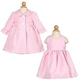 Pink Coat with Dress Set (3-6 Month)