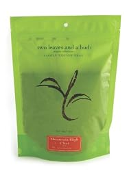 Two Leaves and a Bud Organic Mountain High Chai Black Tea, Loose, 0.5Lb Pouches (Pack of 3)
