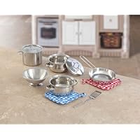 Step2 Cooking Essentials 10-Piece Stainless Steel Set
