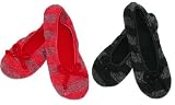 Shimmer Soft Ballerina Slippers by Isotoner