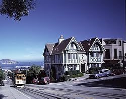 Cable Car Ascends San Francisco Hill Photograph - Beautiful 16"x20" Photographic Print by Carol M. Highsmith