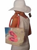 Small Flip Flop Beach Tote