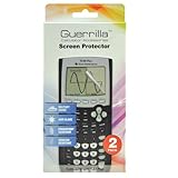 Guerrilla Military Grade Screen Protector 2- Pack For Texas Instruments TI 84 Plus Graphing Calculator Guerrilla Military Grade Screen Protector 2- Pack For Texas Instruments TI 84 Plus Graphing Calculator