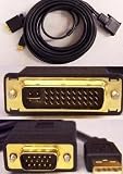 25 Ft M1 Male to VGA & USB Projector Video Cable, Infocus+Dell