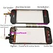 Pre-installed Kit : Apple iPhone 3G Lcd Glass Screen Cover + Touch Screen Digitizer + Frame + Home Flex Button + Ear Speaker + Tool + Foam Pad on Flex