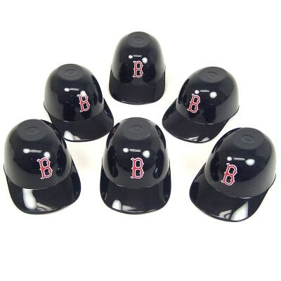 BOSTON RED SOX MINI BATTING HELMET ICE CREAM SNACK BOWLS