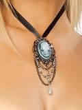 Alice Costume Victorian Style Cameo Necklace - ONE SIZE