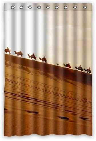 Unknown Travel Creative Design Print DIY Camel lives in the desert Shower Curtains For Bathroom Mildewproof Size 48" x 72"