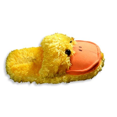 Tru-Fit - Womens Slide Duck Slipper, Yellow, Orange
