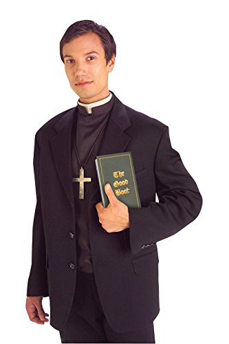 Forum Novelties Men's Priest Costume Shirt Front with Collar