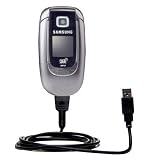 Classic Straight USB Cable for the Samsung SGH-E360 with Power Hot Sync and Charge capabilities - Gomadic Brand w/ TipExchange Technology