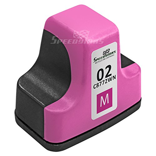Speedy Inks - Remanufactured Replacement Ink Cartridge for Hewlett Packard C8772WN (HP 02) Magenta