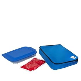 Pyrex 1039391 3-Quart Oblong Portables Bakeware Set by Bakeware Sets