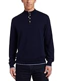 IMAGE OF Joseph Abboud Men's Quarter Button Mock Sweater, Oceania, XX-Large