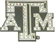 Premium Crystal Texas A&M Auto Emblem