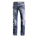 Timezone Herren Jeanshose/ Lang 26-5234 Coast, Straight Fit (Gerades Bein)