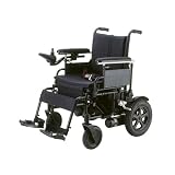 Drive Medical Drive Cirrus Plus 22 Folding Power Wheelchair With Footrest Batteries Piece of Mind Warranty - Black - Each