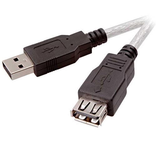 Vivanco USB 2.0 kompatibles Verl&auml;ngerungskabel, USB A Stecker  USB A Kupplung 0.75 m trans Preisvergleich