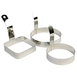 Square Egg Ring, Stainless Steel, 4 x 4''