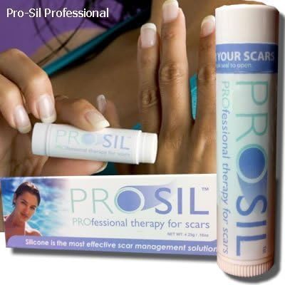 ProSil Silicone Scar Stick Keloid and Hypertophic Scar Glide on in a powerful easy to use applicator - 4.25 grams. (Quantity 1) by Prosil