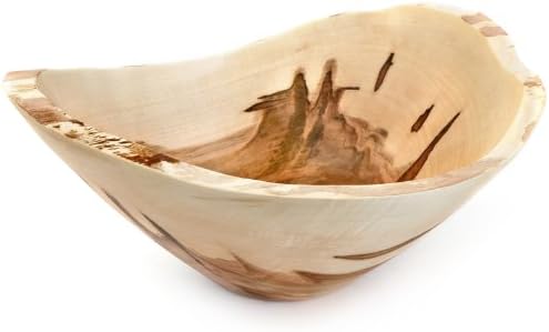 Stinson Studios WBM4 Wane Edge Maple Bowl, 4-5 Serving