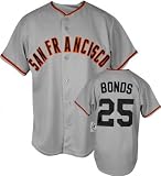 Barry Bonds Majestic MLB Road Grey Replica San Francisco Giants Jersey - Small