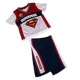  : Superman Boys Mesh Jersey Shirt and Short Set