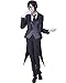 Miccostumes Men's Black Butler Sebastian Michaelis Cosplay Costume