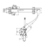 1994-1997 HONDA ACCORD COUPE LH (DRIVER SIDE) POWER WINDOW REGULATOR ASSEMBLY by TYC
