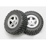Chrome Wheel,RacingTire(2): 1/16 SLH
