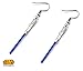 Star Wars Women's Blue Titanium Plated Lightsaber Hook Dangle Earrings
