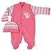 Luvable Friends Preemie Sleep N Play & Cap, Pink